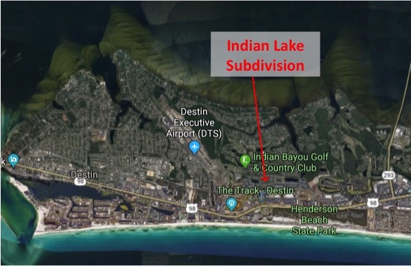 Indian Lake Depth Map