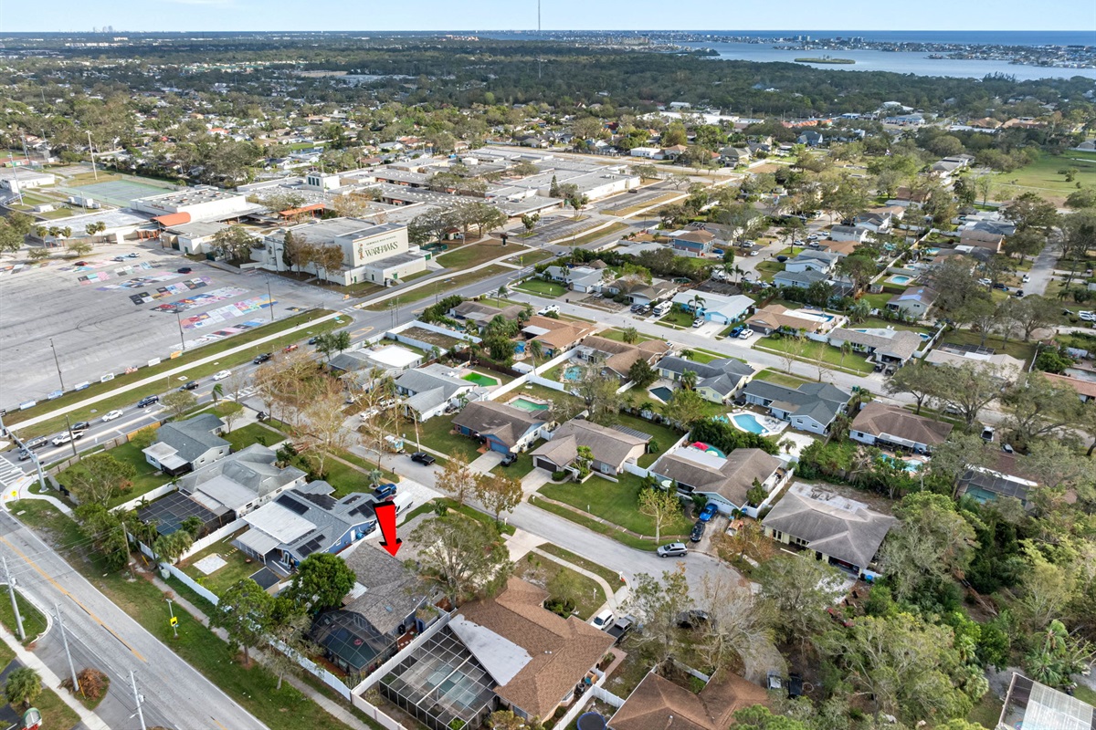 Aerial View of the Neighborhood