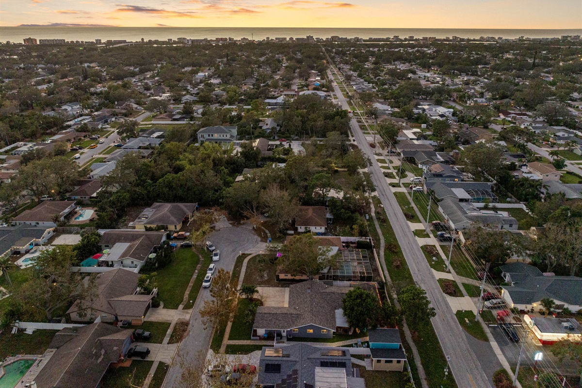 Aerial View of the Neighborhood