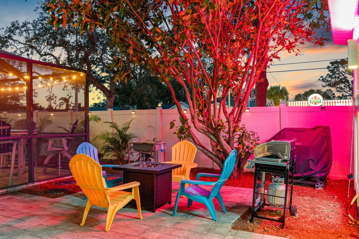 The Flamingo Lounge is an idyllic outdoor haven nestled by the pool, carefully crafted to offer a blend of style, comfort, and functionality for relaxation, dining, and entertaining.