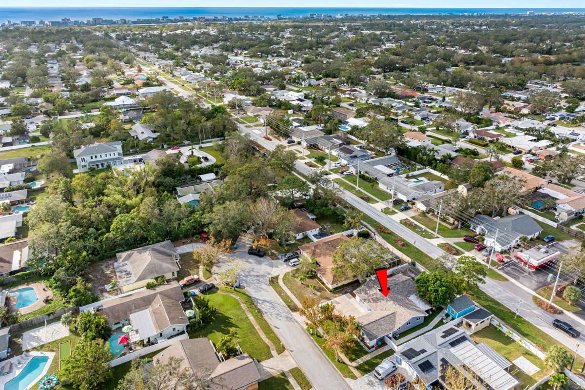 Aerial View of the Neighborhood