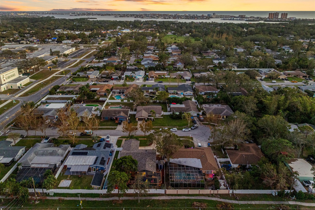 Aerial View of the Neighborhood