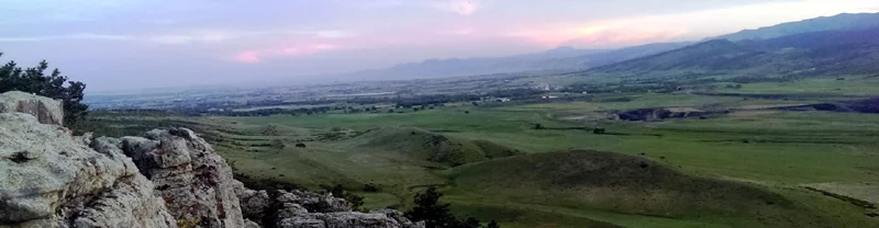 A view from Rabbit Mountain of the valley below.