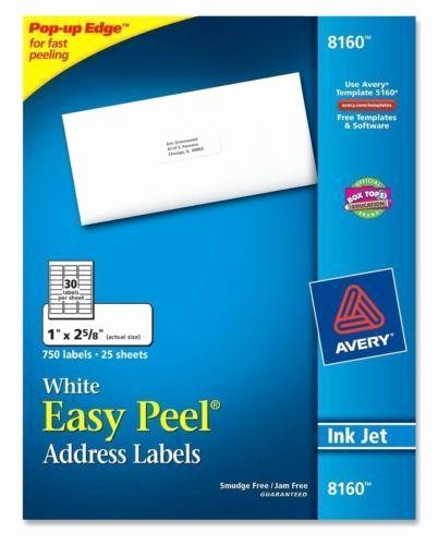 Avery 10 Per Page Labels Unique Avery 8160 Labels