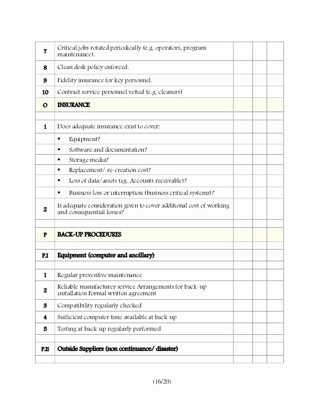 Excel Quality Control Checklist Template Awesome Supplier Audit ...