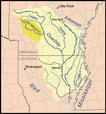 Caddo Lake Trail Map