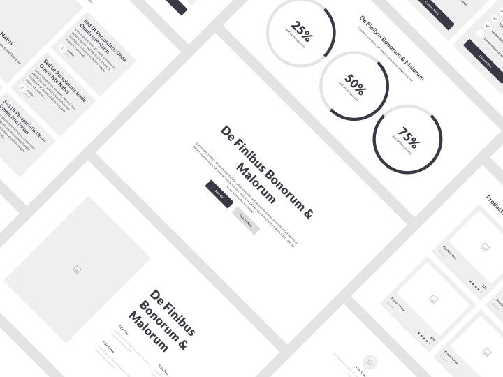 Web Wireframe Kit