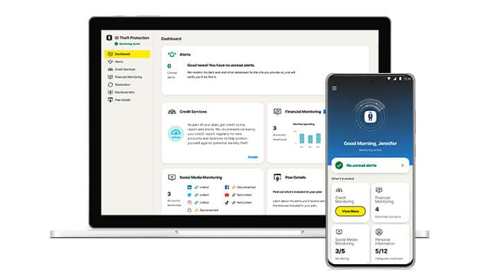 devices enabled with ID Theft Protection