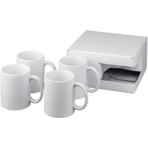 Ceramic mug 4-pieces gift set