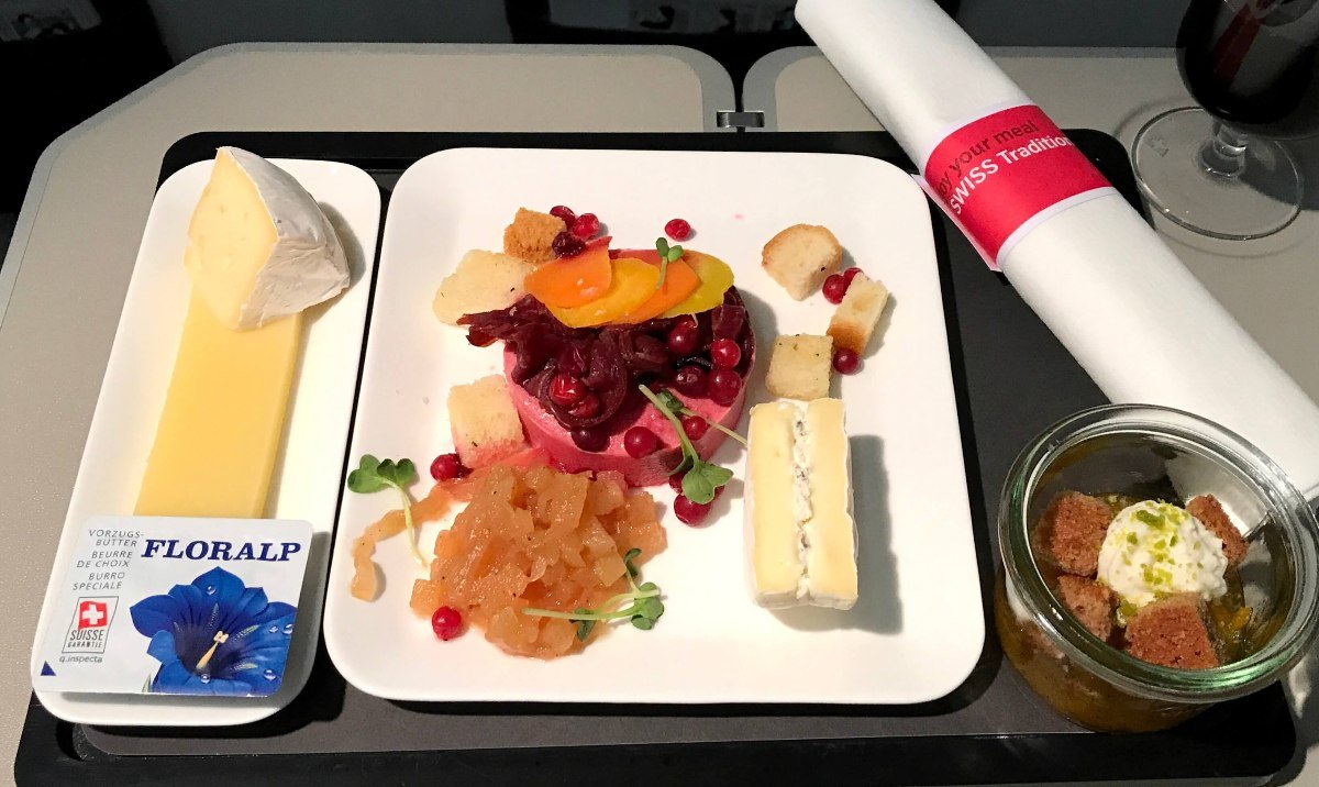 Cena business class SWISS