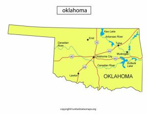 Oklahoma Political Map | Political Map of Oklahoma