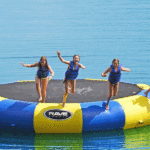 floating trampoline fun