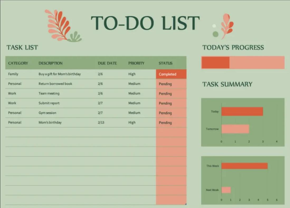 Task Tracker Excel Format - Printable Templates Free image.