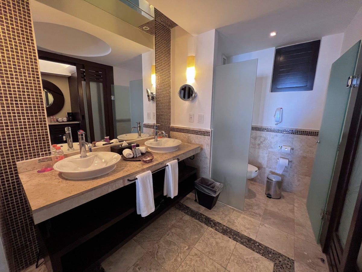 Master King bathroom at Hyatt Ziva Los Cabos