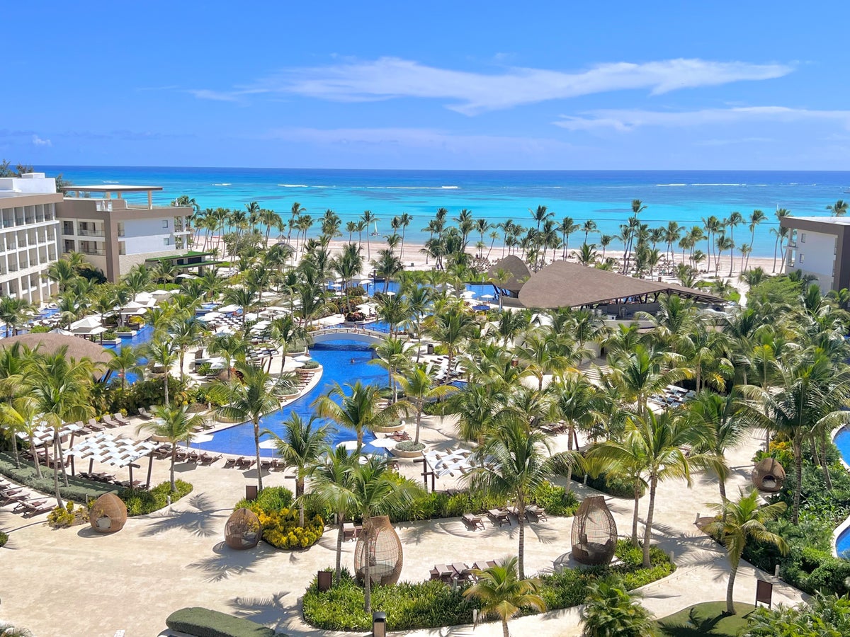 View from balcony at Hyatt Ziva Cap Cana