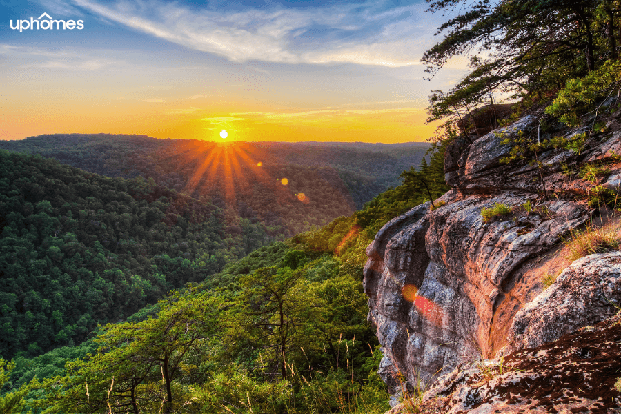 Beautiful Tennessee mountains in Chattanooga