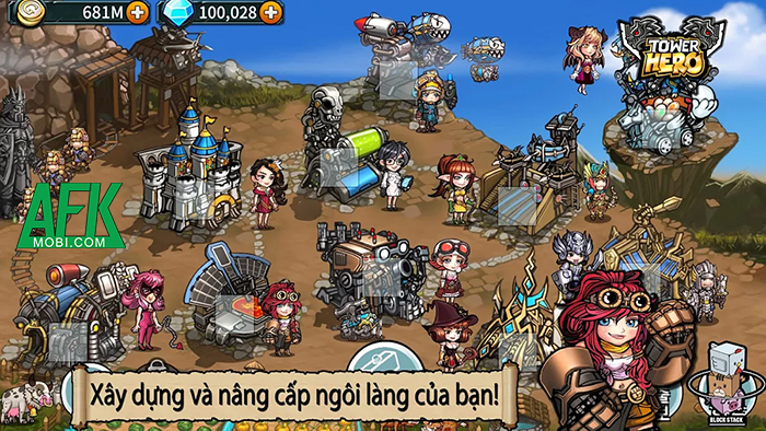 Tower Hero - Tower Defense game thủ thành hấp dẫn với đồ họa phong cách anime siêu bựa 2