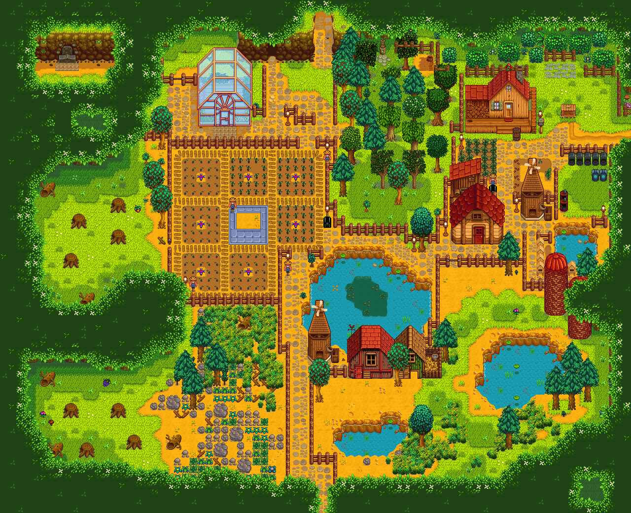 Stardew valley map