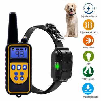 Gambar produk Wodondog Kalung Anjing Pet Dog Training Shock Collar Stop Barking 700M - JXG0031