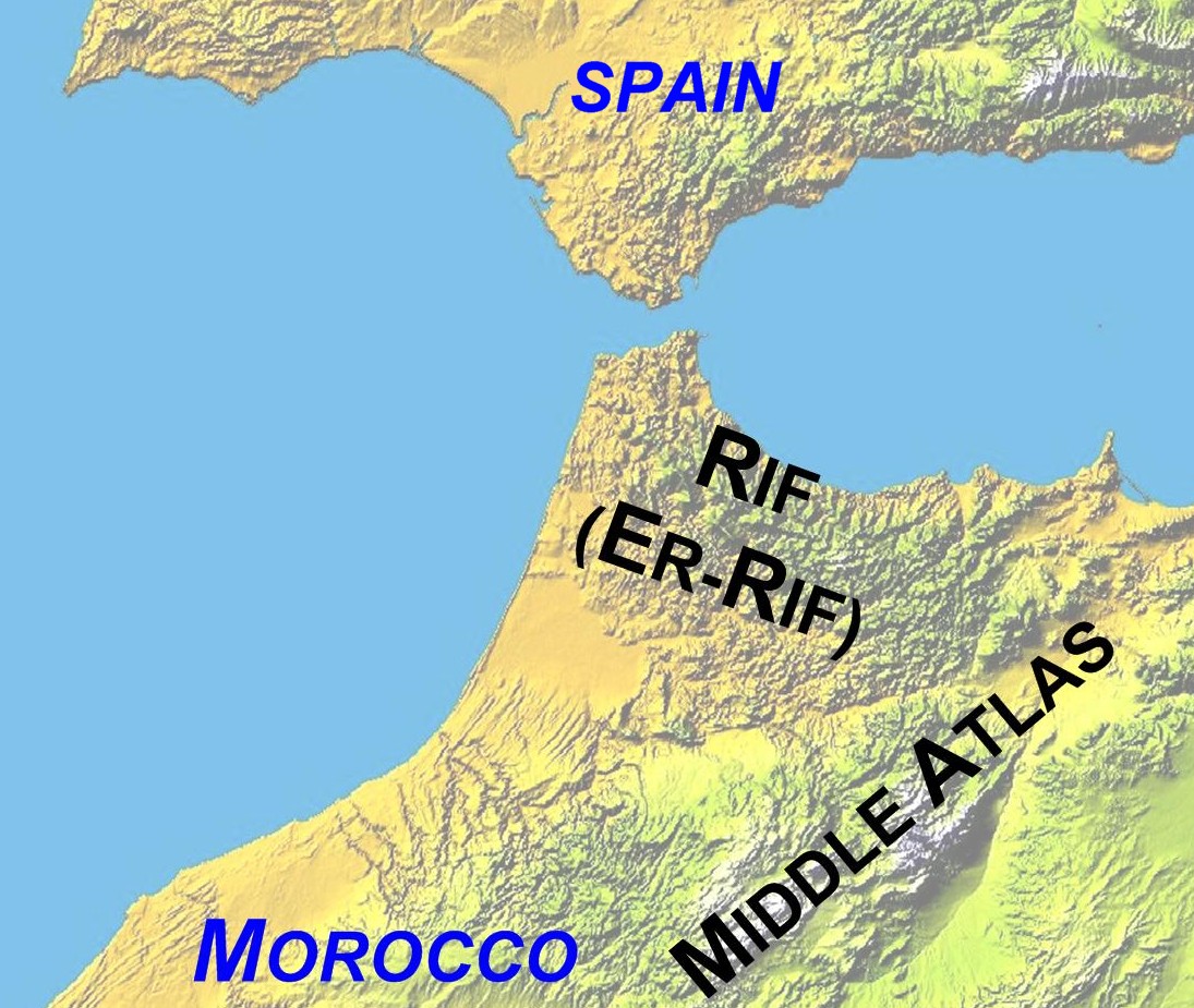 Map Of Atlas Mountain Range And Location 