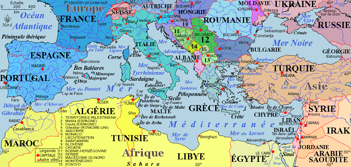 Haut 62+ imagen carte mediterranee