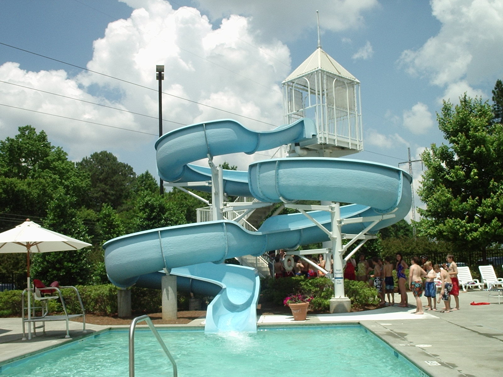 File:Water slide and pool.jpg - Wikimedia Commons