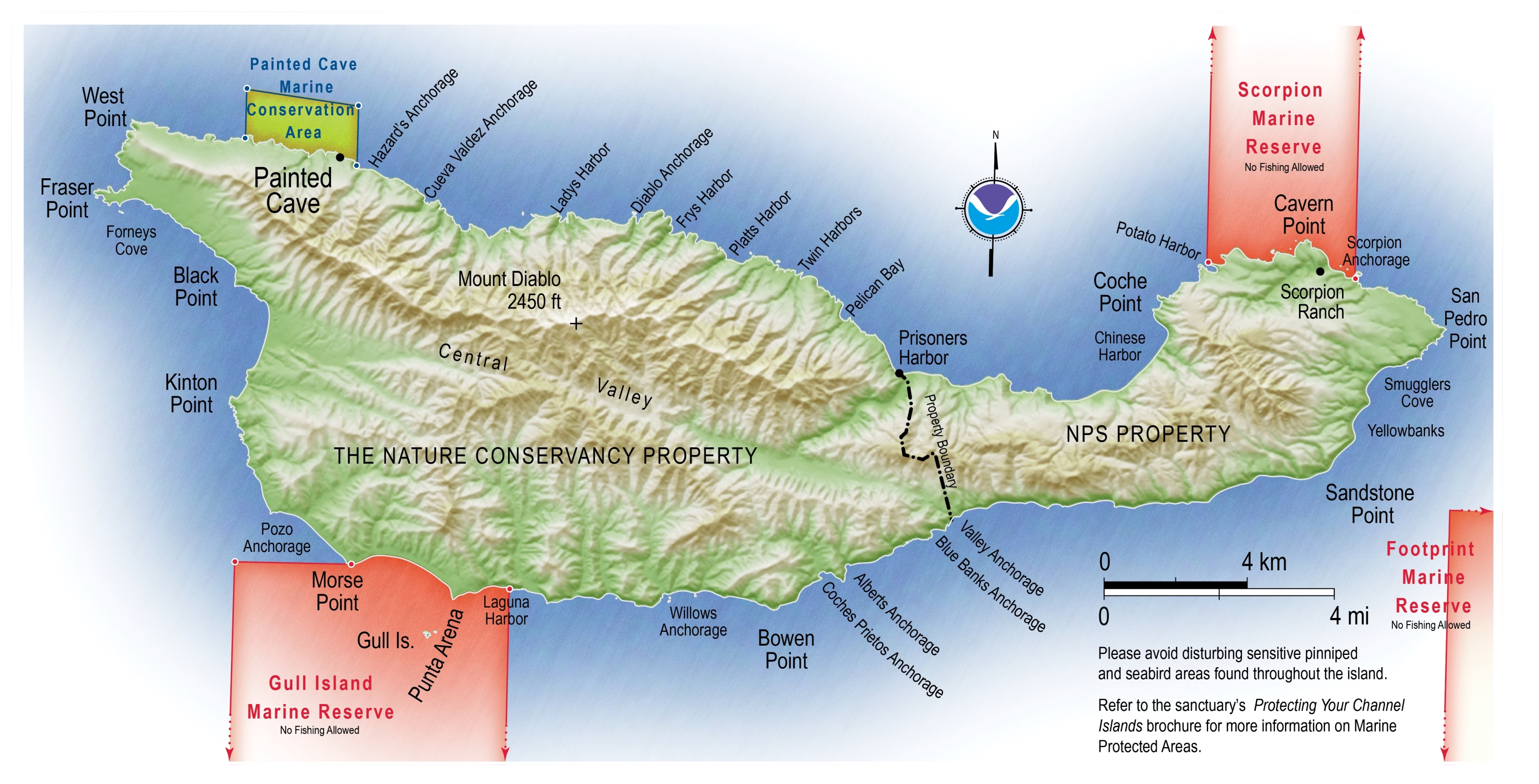 santa cruz island map File Nps Santa Cruz Island Map Jpg Wikimedia Commons santa cruz island map