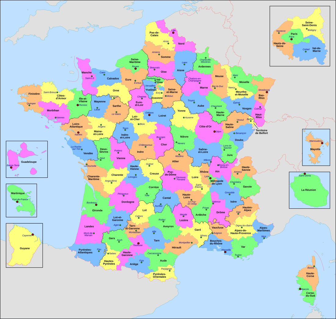 Departments of France