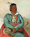 Mó-sho-la-túb-bee, He Who Puts Out and Kills, Chief of the Tribe (Choctaw) 1834