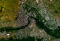 Satellite image of Novi Sad