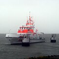 Hans Hackmack during storm Emma, outside the harbour to be faster on duty