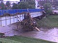 Sturzflut an der Jičínka in Nový Jičín, 25. Juni 2009