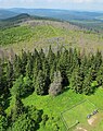 Čeština: Výhled z rozhledny na Poledníku, který je součástí národního parku Šumava, nedaleko obce Prášily v okrese Klatovy English: View from Poledník, national park Šumava, near Prášily in Klatovy District