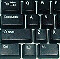 Important Bottom-left keys on a standard keyboard