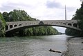 Max-Joseph-Brücke, Steinbogenbrücke von 1902, von Süden