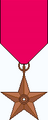 The Ukrainian Barnstar of National Merit. Note the raspberry color of the ribbon, the historical color of the Dnieper Cossacks.