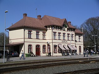 Berga station 2009