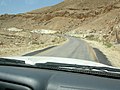 Road on northern side of Maktesh Gadol originally built by the British during oil exploration.