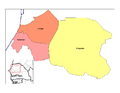 departments of Louga region Départements de la région de Louga