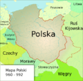 English: Historical Map Polski: Mapa historyczna