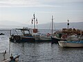 Villaggio di Kalami, presso la cittadina di Idra, porticciolo