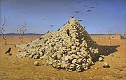 Vasily Vereshchagin, The Apotheosis of War (1871)