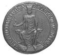 Seal of Louis VII of France.