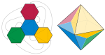 4-hexagon net for an octahedron