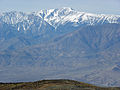 Telescope Peak viewed from Devil's Golfcourse, Death Valley, California.