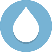 Water drop symbol