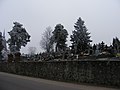 Cmentarz parafialny od strony ul. Kościelnej/Cemetery