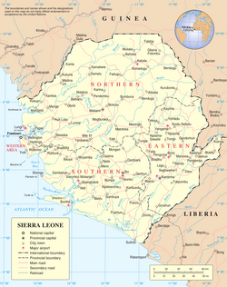 Sierra Leonen maantiede – Wikipedia