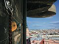 view from the climbing wall