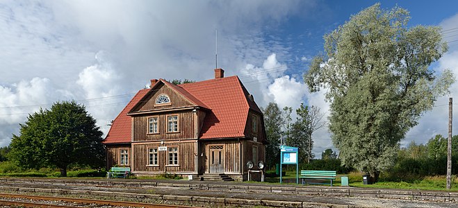 Tootsi station building (Estonia), built in 1927 (typical project from Leon Johanson).